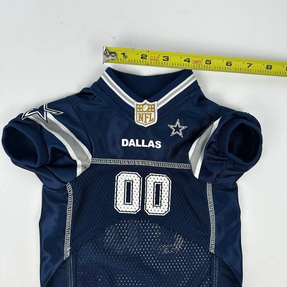 NFL Dallas Cowboys Size Small Cat/Dog Jersey Blue Football Apparel